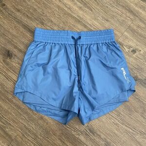 RLX Ralph Lauren Large‎ Layered Rip Stop Jersey Drawstring Blue Short Medium M